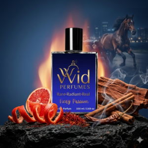 A bottle of Ralph Lauren Polo Red surrounded by dynamic, bold elements, symbolizing its fresh, energetic, and spicy fragrance.