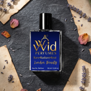 London Beauty Perfume by VVID Perfumes featuring elegant floral notes, fresh fruits, soft musk, and a sophisticated long-lasting feminine fragrance.